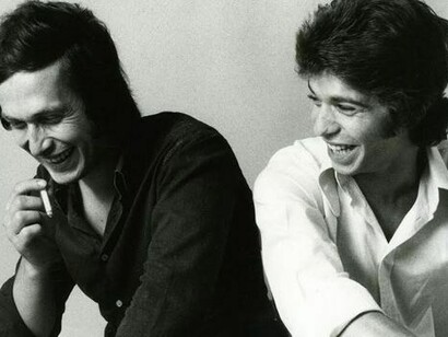 Paco de Lucía con su amigo el cantaor Camarón de la Isla