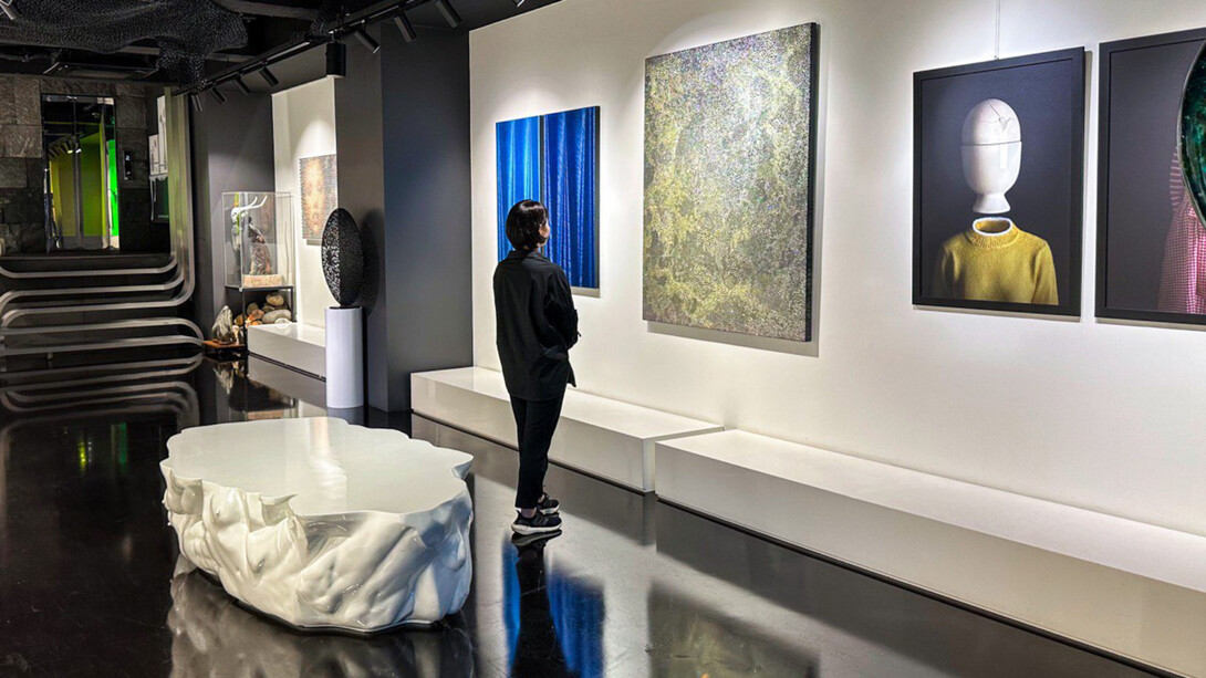 Seoul Summer exhibition at the Lie Sangbong Tower, 2023, installation view. Courtesy of Blank Space Gallery, New York