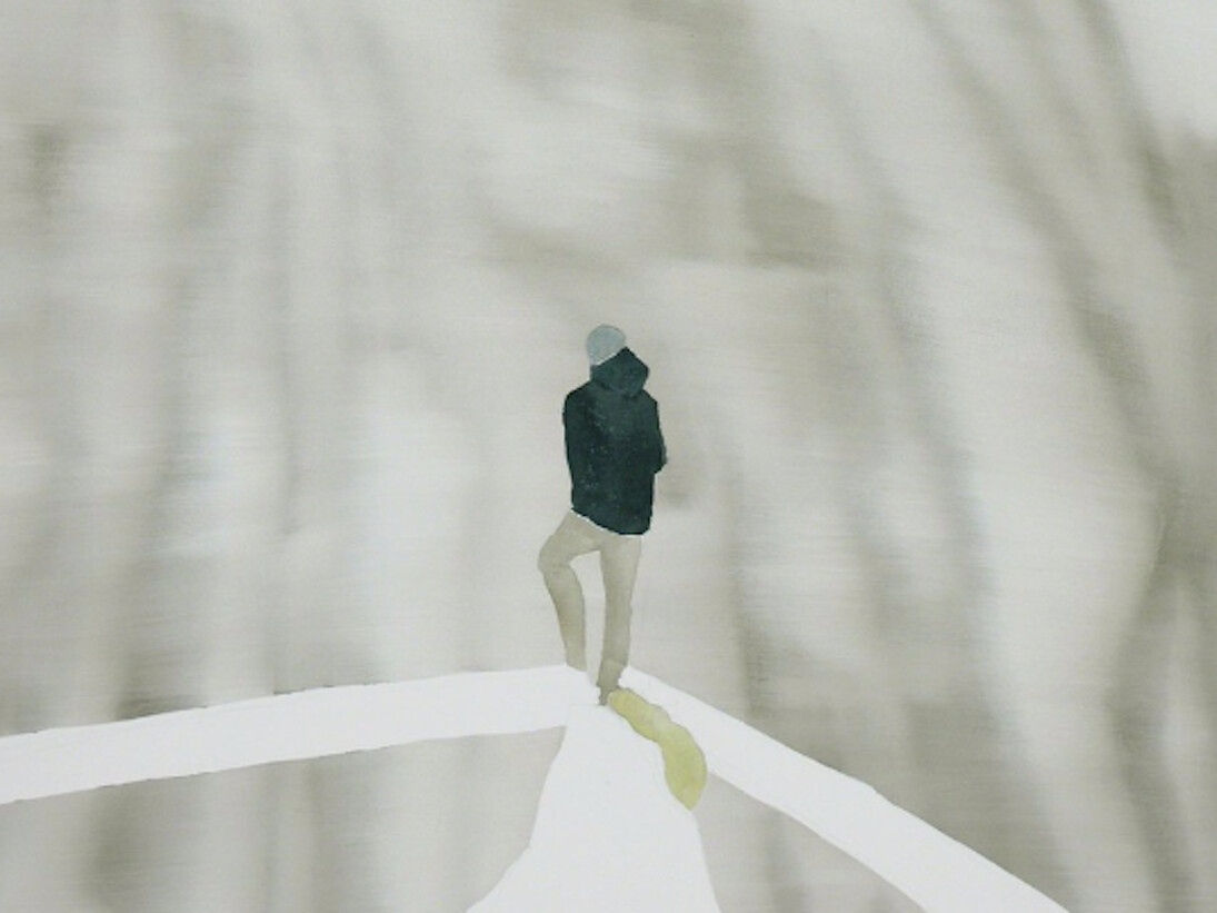 Vivian Kahra, Man Standing, 2016. Courtesy of Susan Eley Fine Art