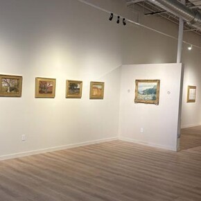 Various artists, Modern masters: American Impressionism to Abstract Expressionism, exhibition view. Courtesy of Montanaro Fine Art