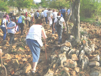 Medjugorje (Bosnia ed Erzegovina), Monte-Krizevac, Via Crucis