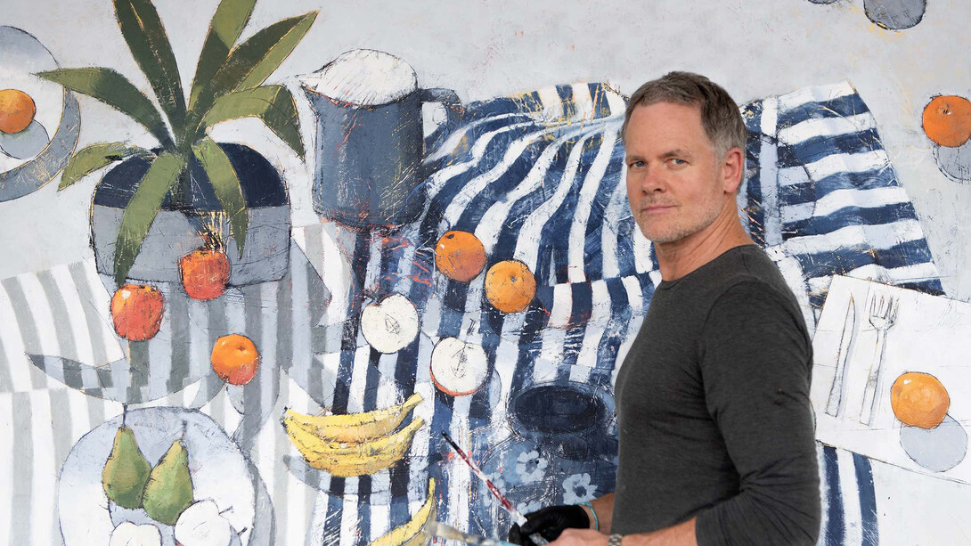 Paul Balmer, Still Life Portrait, Day Break, 58 x 72. Courtesy of the artist and Caldwell Snyder Gallery
