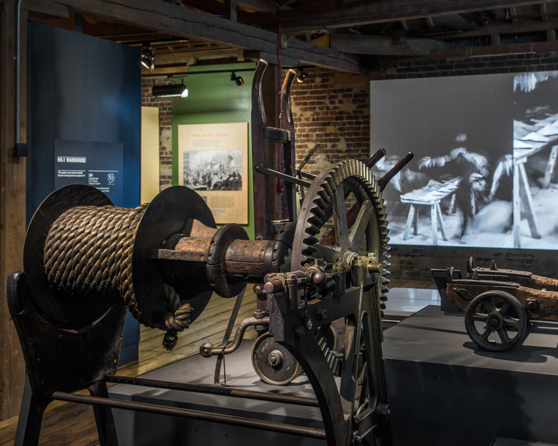 No.1 Warehouse. Courtesy of Museum of London Docklands