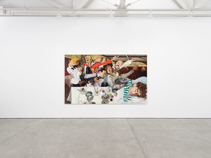 Justin John Greene, Particular dish, exhibition view. Courtesy of Matthew Brown Gallery