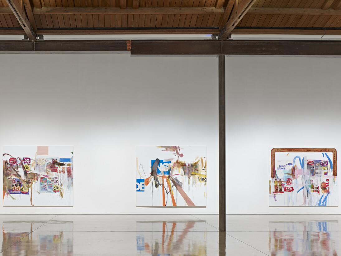 Albert Oehlen, New Paintings, Installation view (South Gallery) © Albert Oehlen. Courtesy of the artist and Gagosian Gallery