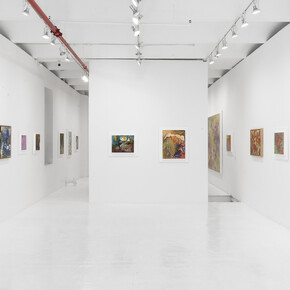 After magic: early works by Pat Passlof: 1948-1962, exhibition view. Courtesy of Eric Firestone Gallery