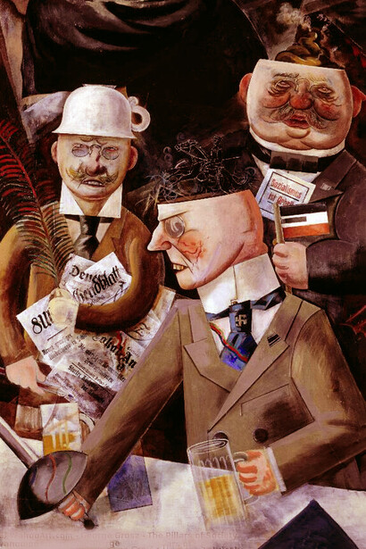 George Grosz, Los pilares de la sociedad (1926)