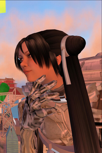 Cao Fei (SL avatar: China Tracy), i.Mirror (detail), still from RMB city: a second life city planning, 2007. Courtesy of the artist, Vitamin Creative Space, Auckland Art Gallery and Sprüth Magers © Cao Fei