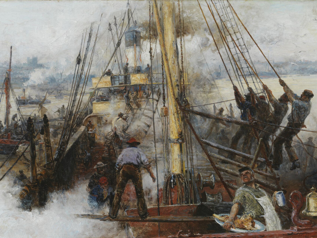 William Lionel Wyllie, King Coal, Rochester