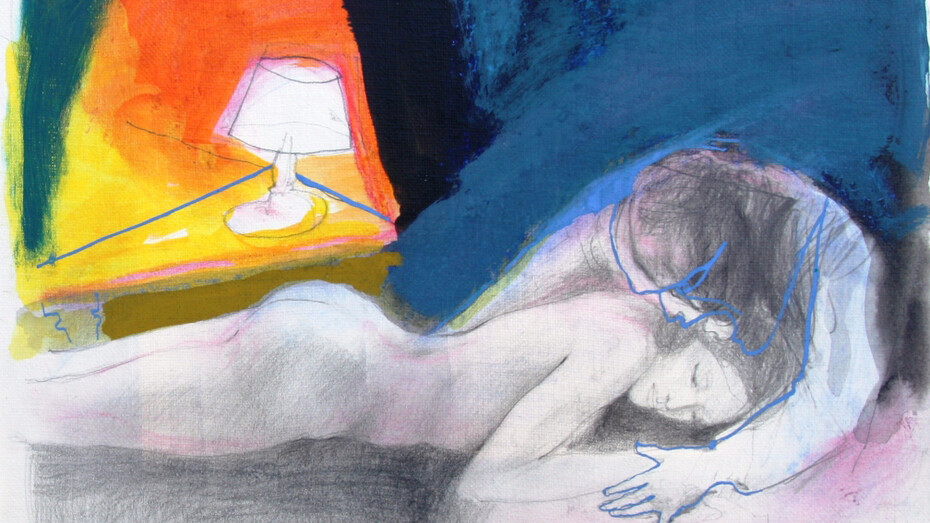 Ugo Attardi, Senza titolo, matita su carta intelata