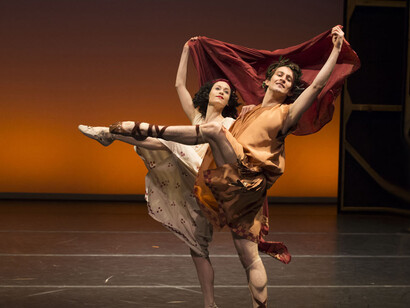 Emma Maguire and Valentino Zucchetti in Bacchanale. Photo © Bill Cooper