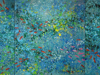 Luis Chacón; El estanque, 2000 (detalle)