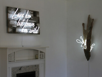 Neon Sculpture. Courtesy of Porch Gallery