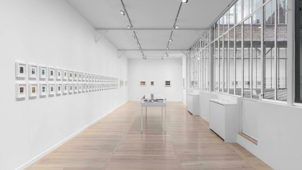 Frank Walter, Moon voyage, exhibition view. Courtesy of David Zwirner Gallery
