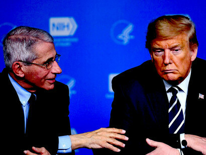 Anthony Fauci e Donald Trump