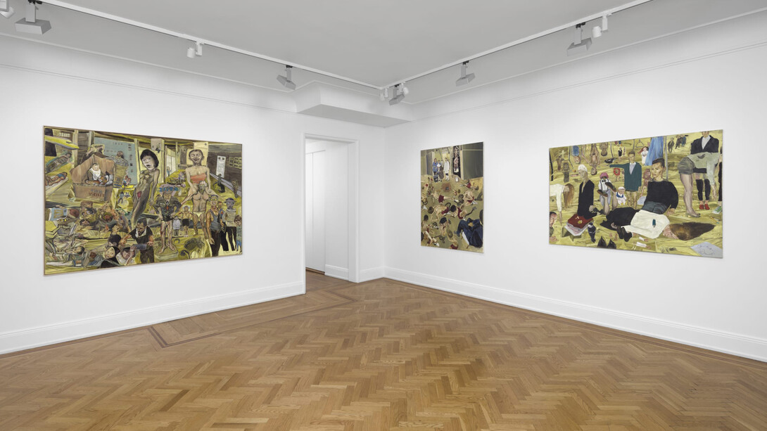 Erwin Pfrang, The ghosts ask, exhibition view. Courtesy of David Nolan Gallery