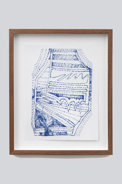 EJ Hauser,
Untitled (Grow Room Series #7), 2024,
permanent marker on paper,
11 x 8.5 inches. Courtesy of the artist and Derek Eller Gallery