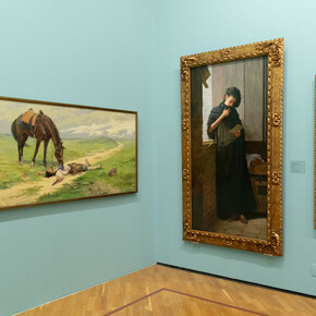 Almeida Junior, Caipiras. Von der fällung zur nostalgie, Ausstellungsansicht. Mit freundlicher Genehmigung der Pinacoteca