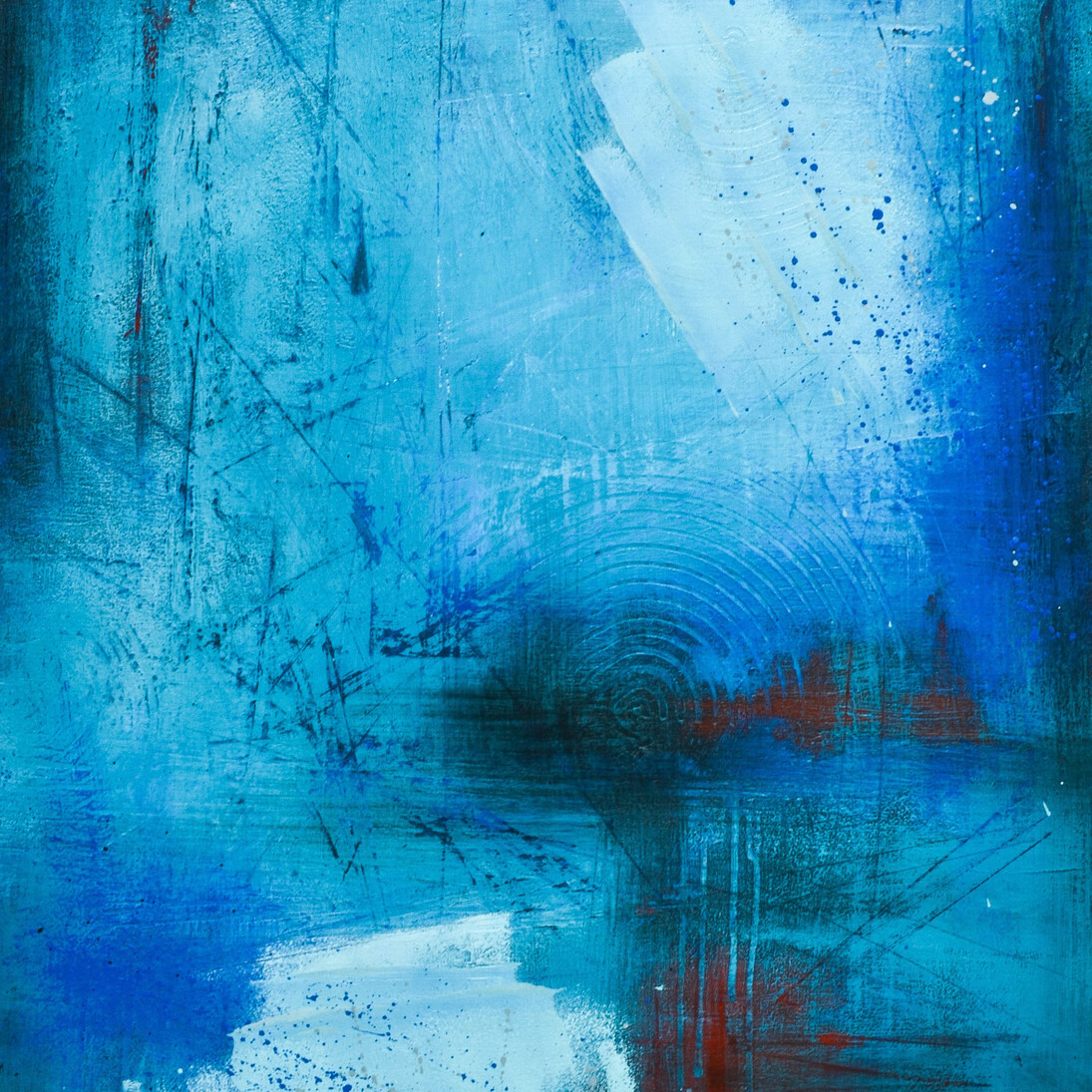 Carol Isern (Spain), 'Traça', 2015, Mixed technique (acrylic, plaster, black ink), 80 x 80 cm

