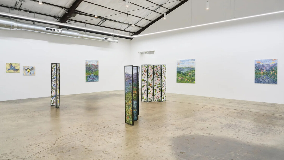 Howard Fonda, To be grass upon the hills, exhibition view. Courtesy of the Pit