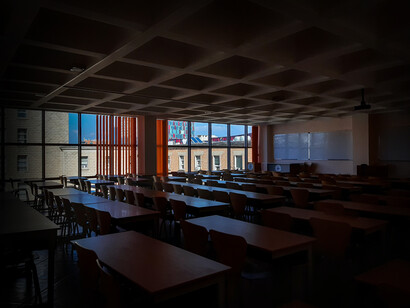 Salón de clases vacío