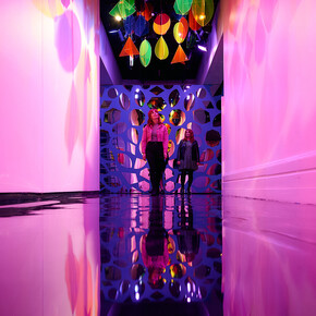 Joy. See it. Share it, artwork in exhibition. Courtesy of Immigration Museum