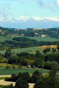 Basso Monferrato e Alpi Cozie, Piemonte, Italia