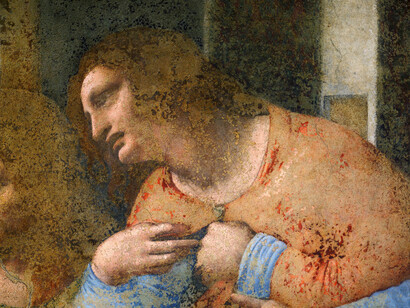 Il Cenacolo di Leonardo Da Vinci, particolare