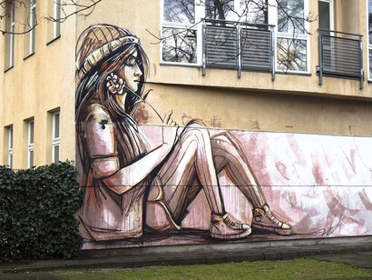 AliCè - Alice Pasquini - Mural Streetart - Berlin