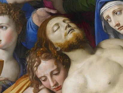 Bronzino, Déploration sur le Christ mort, détail 