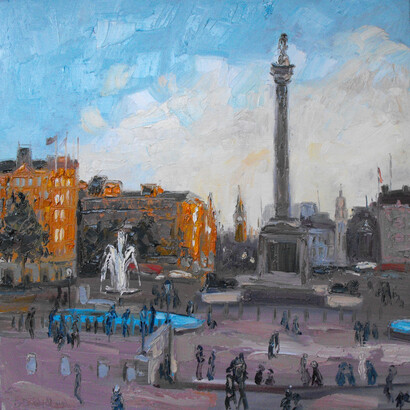 Winter Sunshine on Whitehall by Judith I Bridgland