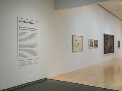 Various artists, Good on paper, exhibition view. Courtesy of MOCA