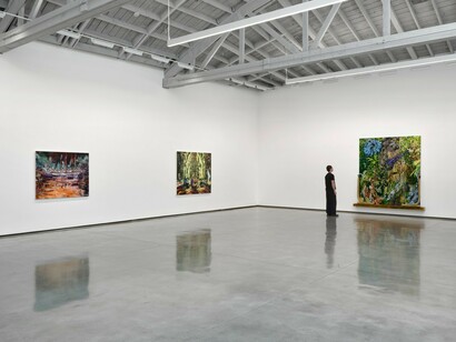 Maia Cruz Palileo, Sator rotas, exhibition view. Courtesy of David Kordansky Gallery