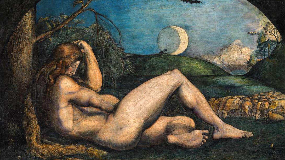 George Richmond (1809–96), Abel and the Shepherd, 1825, Tempera on oak, 23 x 30.8 cm, © Tate, London