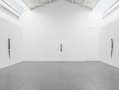 Yngve Holen, Furrow, exhibition view. Courtesy of Galerie Nordenhake