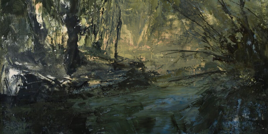 One River, One Creek. Courtesy of Oliver Sears Gallery
