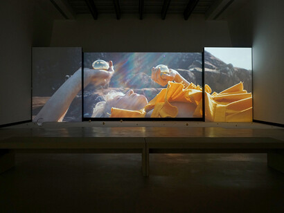 Various artists, Something in the water, exhibition view. Courtesy of Maxxi