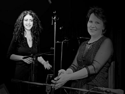 Maria Dangell in Berlin mit Irina Michnev  
