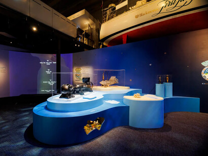 Ultimate depth, a journey to the bottom of the sea, exhibition view. Courtesy of Australian National Maritime Museum