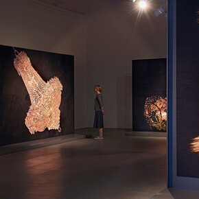 Kyungah Ham, Exhibition view. Courtesy of carlier | gebauer