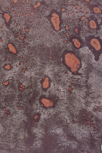 Shinro Ohtake, Frost #5, 1989, Gouache and plaster on paper, 32.3 x 25.4 cm, Courtesy of the artist and Take Ninagawa, Tokyo