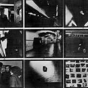Vaccari, Exhibition in real time n.2 Journey rite, 1971, b_w photographs (10), cm.120x120 overall, ed. of 3