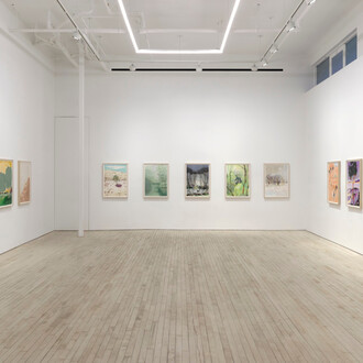 Per Adolfsen, Walk with me, exhibition view. Courtesy of Nino Mier Gallery 