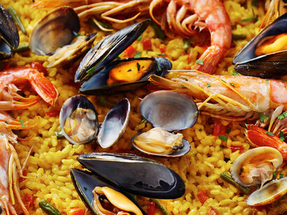 Paella de mariscos