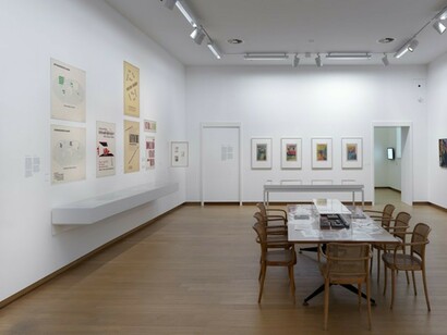 Sandberg, director and designer, Exhibition view. Courtesy of Stedelijk Museum