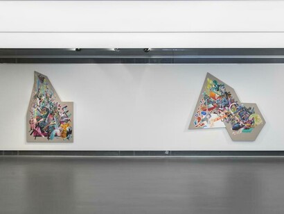 Athier Mousawi, Exhibition view. Courtesy of Ayyam Gallery Beirut