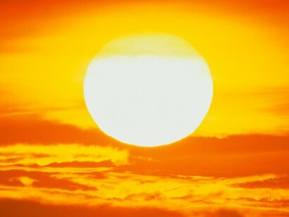 El sol entre las nubes