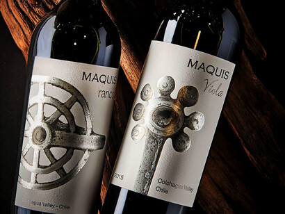 Botellas de vino Franco y Viola (2015) de Viña Maquis