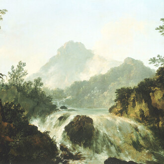 A Cascade in the Tuauru Vallery, Tahiti © National Maritime Museum