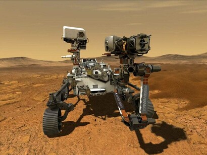 Il rover a ruote Perseverance